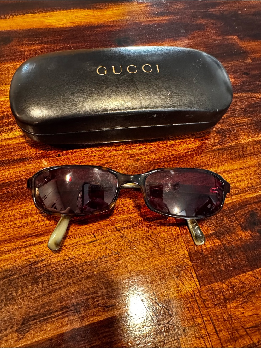 Authentic Gucci Glasses Frames w/ Prescription Lenses + case